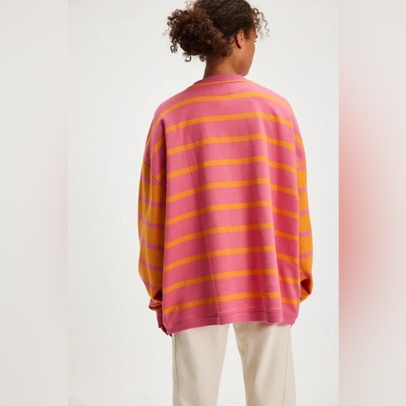 Free people Classic Striped Cardigan - Picture 4 of 7